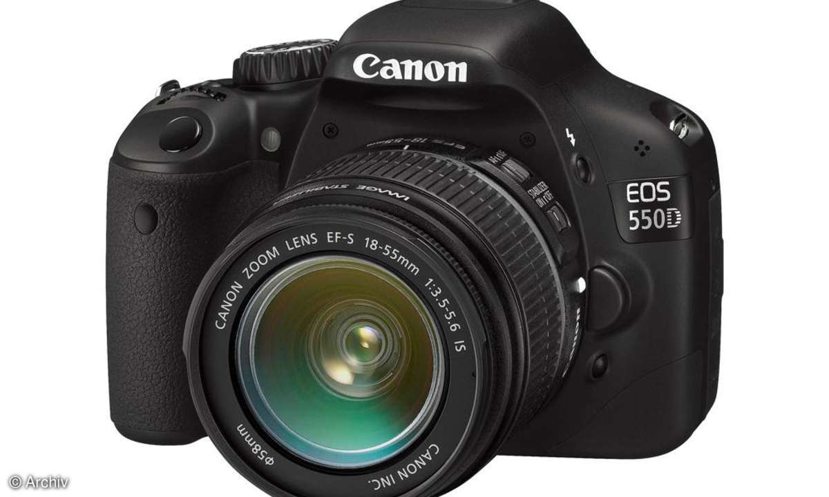 Canon EOS 550D Frontansicht