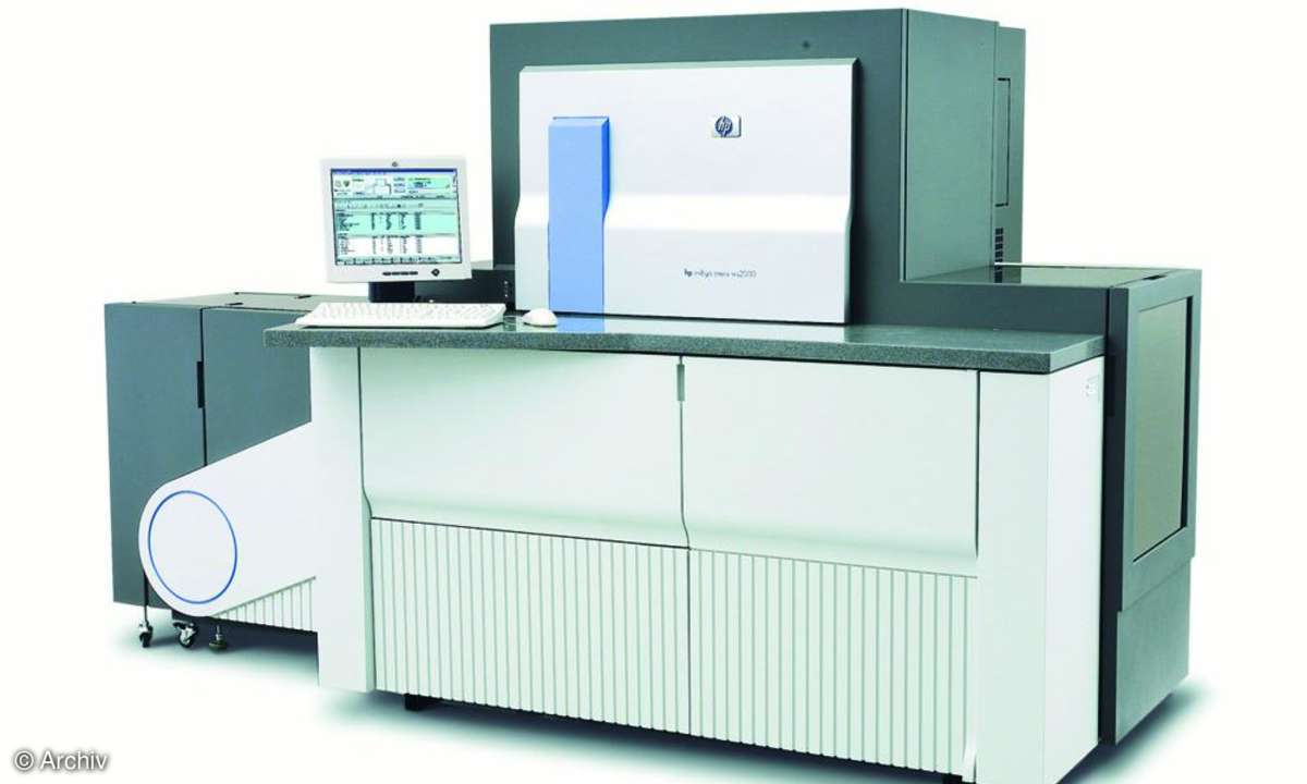 HP Indigo Ultrastream 2000 Seitenansicht