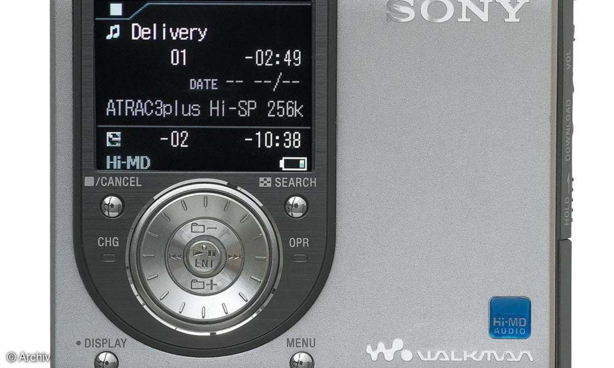 Aufmacher Sony MZ-DH10P Hi-MD Walkman