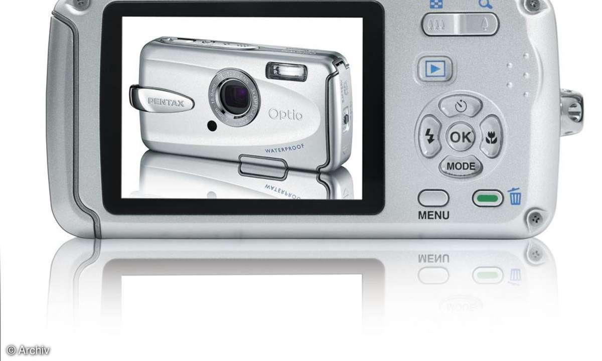 Pentax Optio W30 Kamerabild im Display