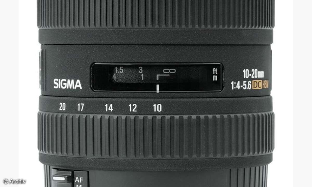 Sigma EX 4-5,6/10-20 mm an Nikon D300