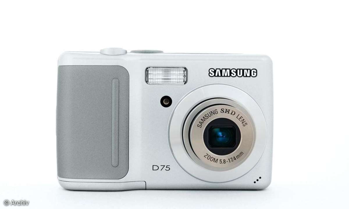 Samsung D75 Vorderseite