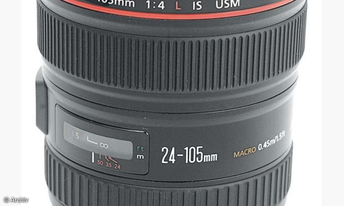 Canon EF 4/24-105 mm L IS USM an Canon EOS 450D