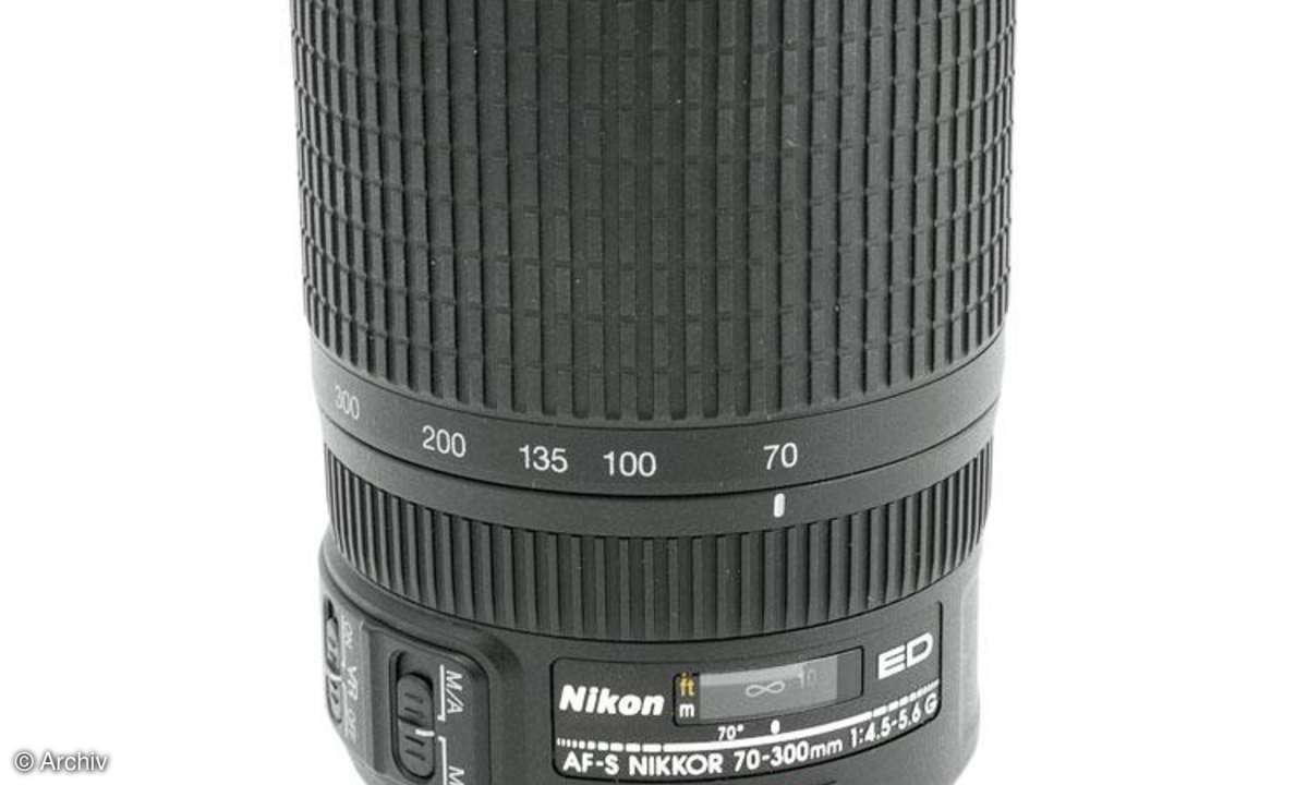 Nikon AF-S Nikkor 4,5-5,6/70-300 mm VR G IF-ED an Nikon D300