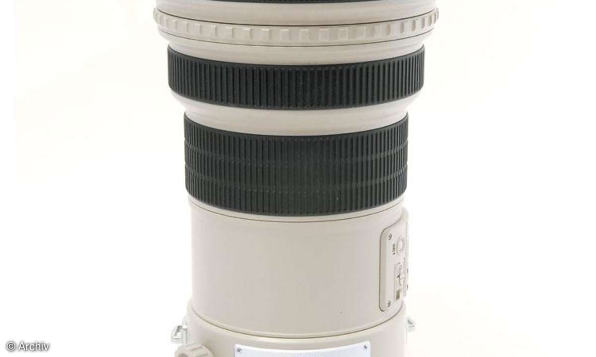 Canon EF 2,8/400 mm L IS USM an Canon EOS 450D