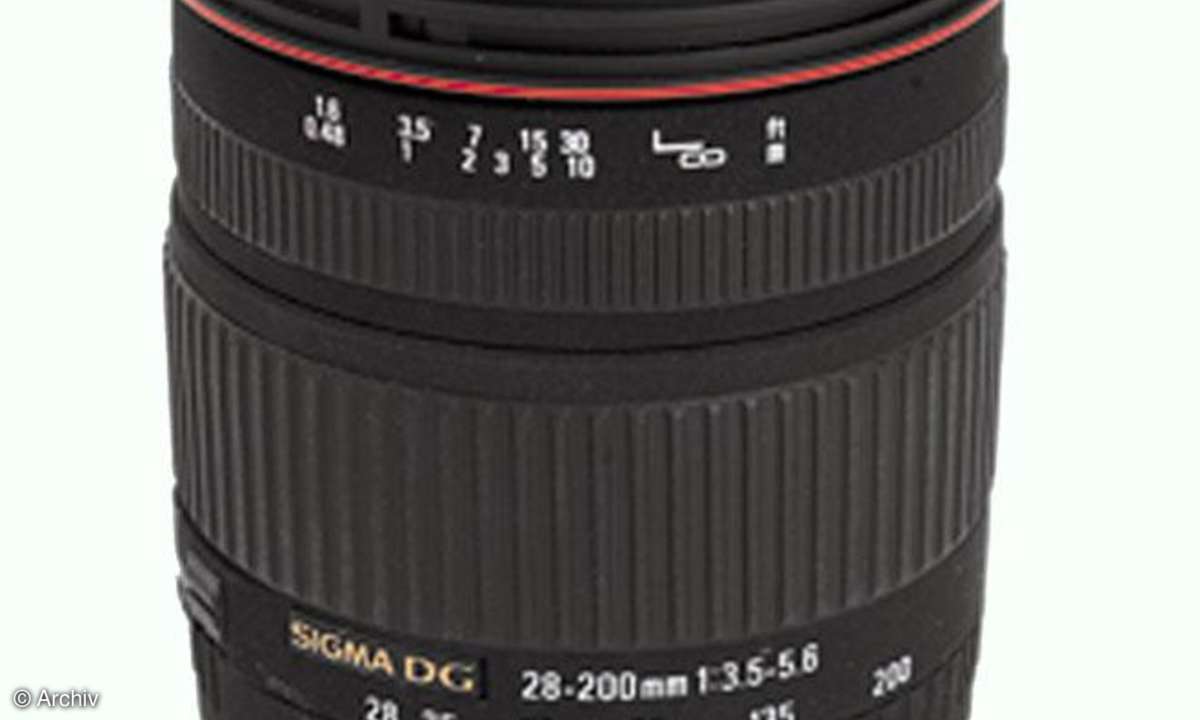 Sigma EX 2,8/18-50 mm DC Seitenansicht