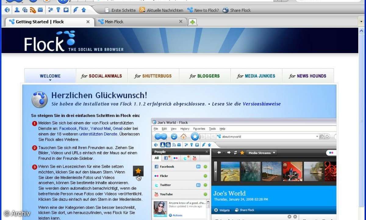 Flock - The Social Web Browser