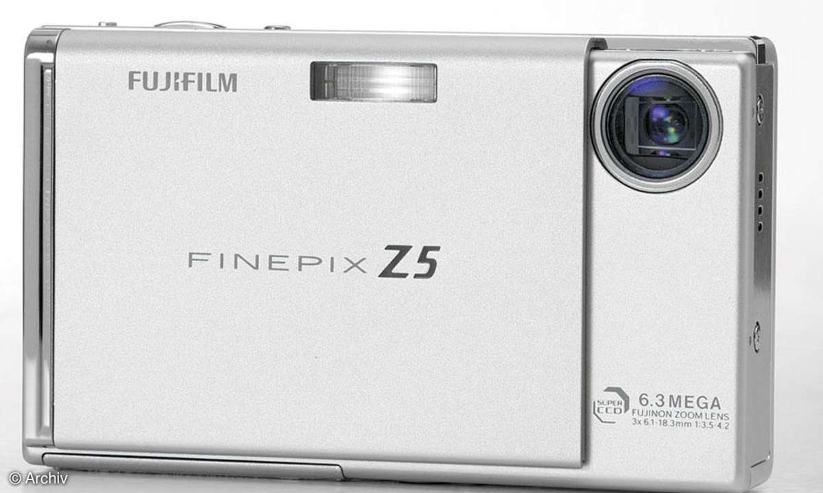 Fuji Finepix Z5fd Seitenansicht