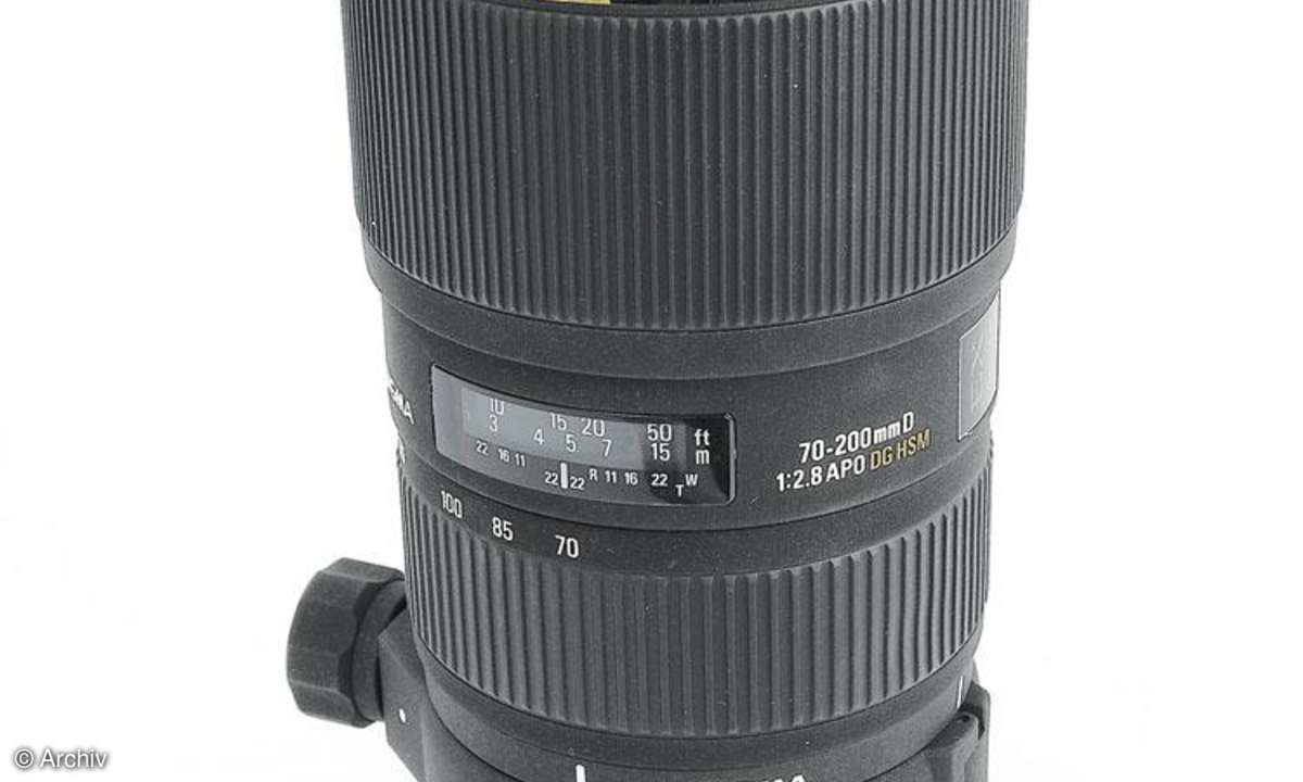 Sigma EX 2,8/70-200 mm DG APO HSM IF Macro II  an Nikon D300