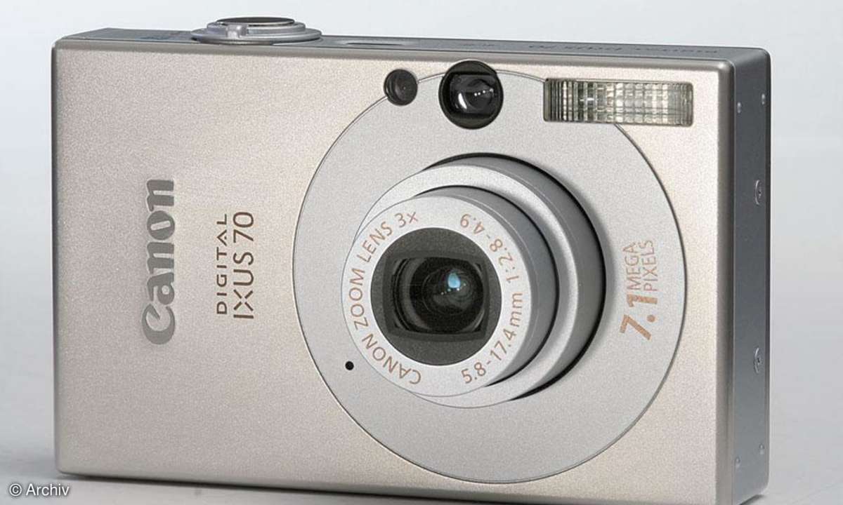 Canon Digital Ixus 70 Seitenansicht
