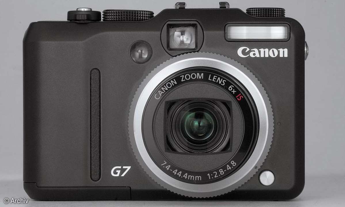 Canon PowerShot G7 Vorderseite