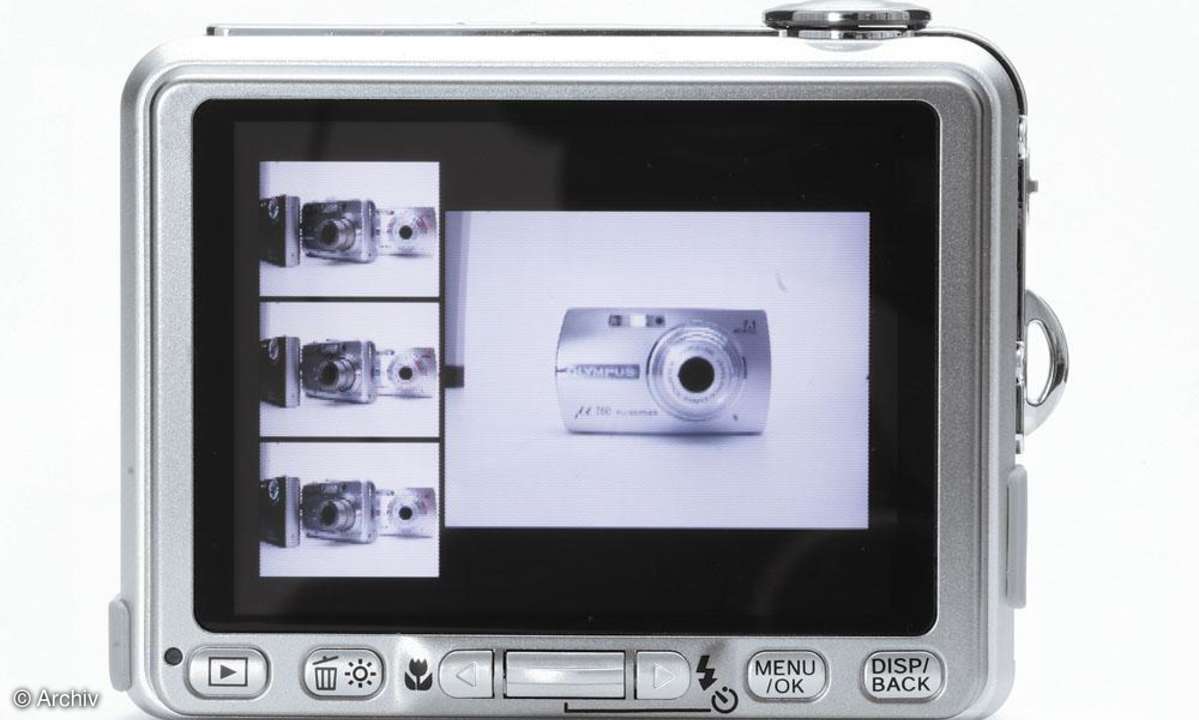 Fuji FinePix V10 Rückseite