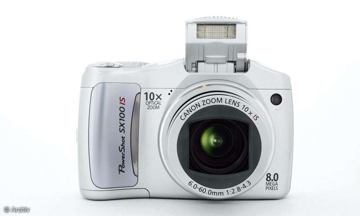 Canon Powershot SX100 IS Vorderseite