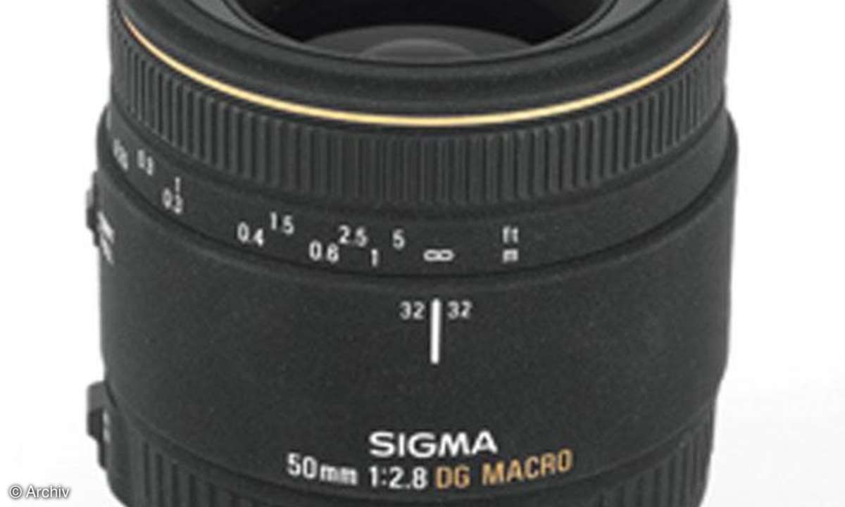 Sigma EX 2,8/50 mm DG Macro Seitenansicht