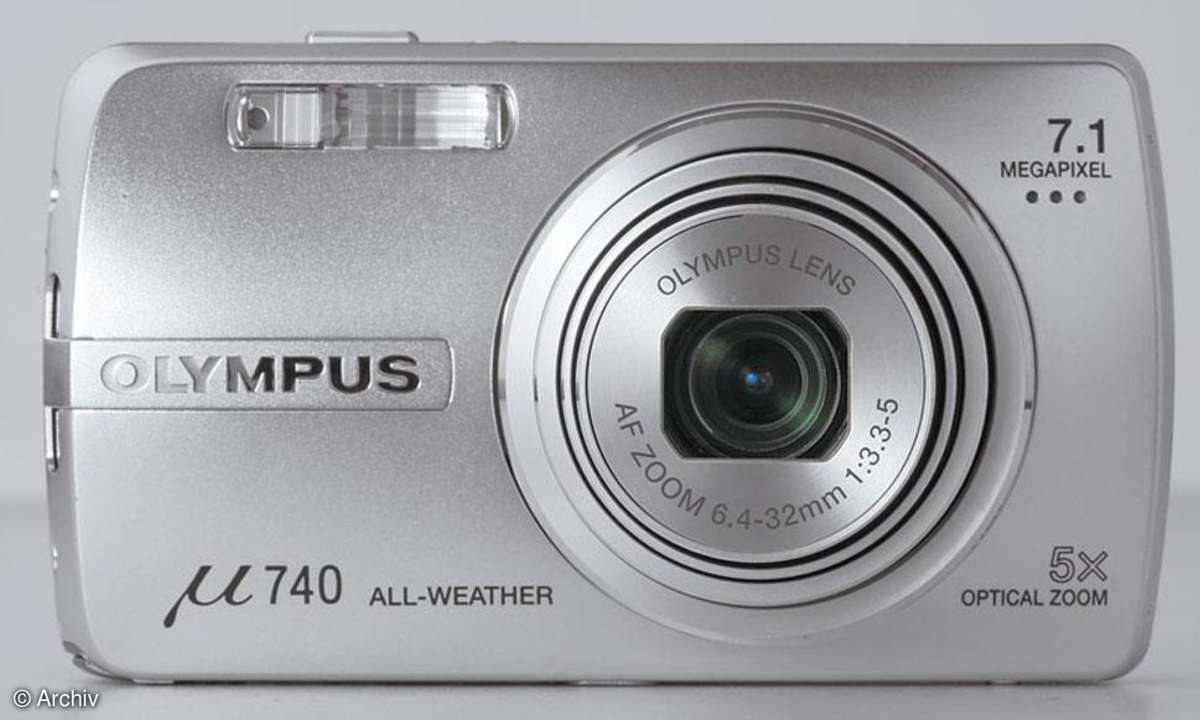 Olympus µ-Digital 740 Vorderseite