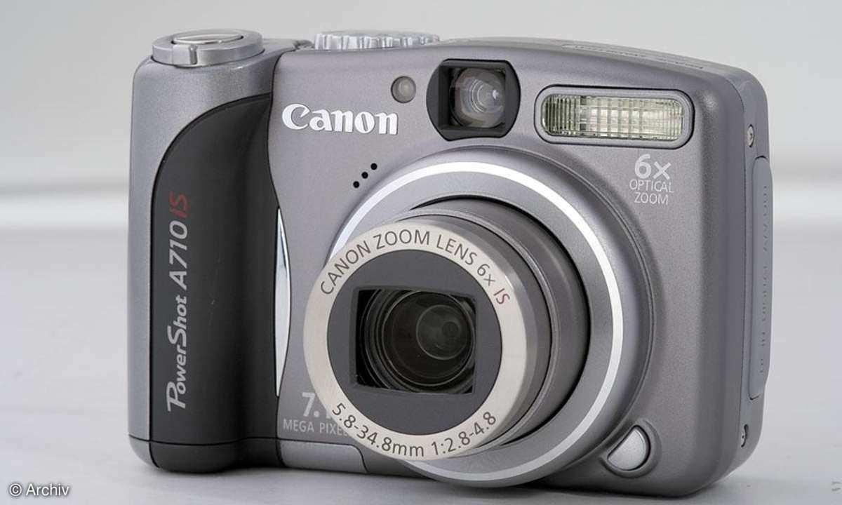 Canon Powershot A710 IS Vorderansicht