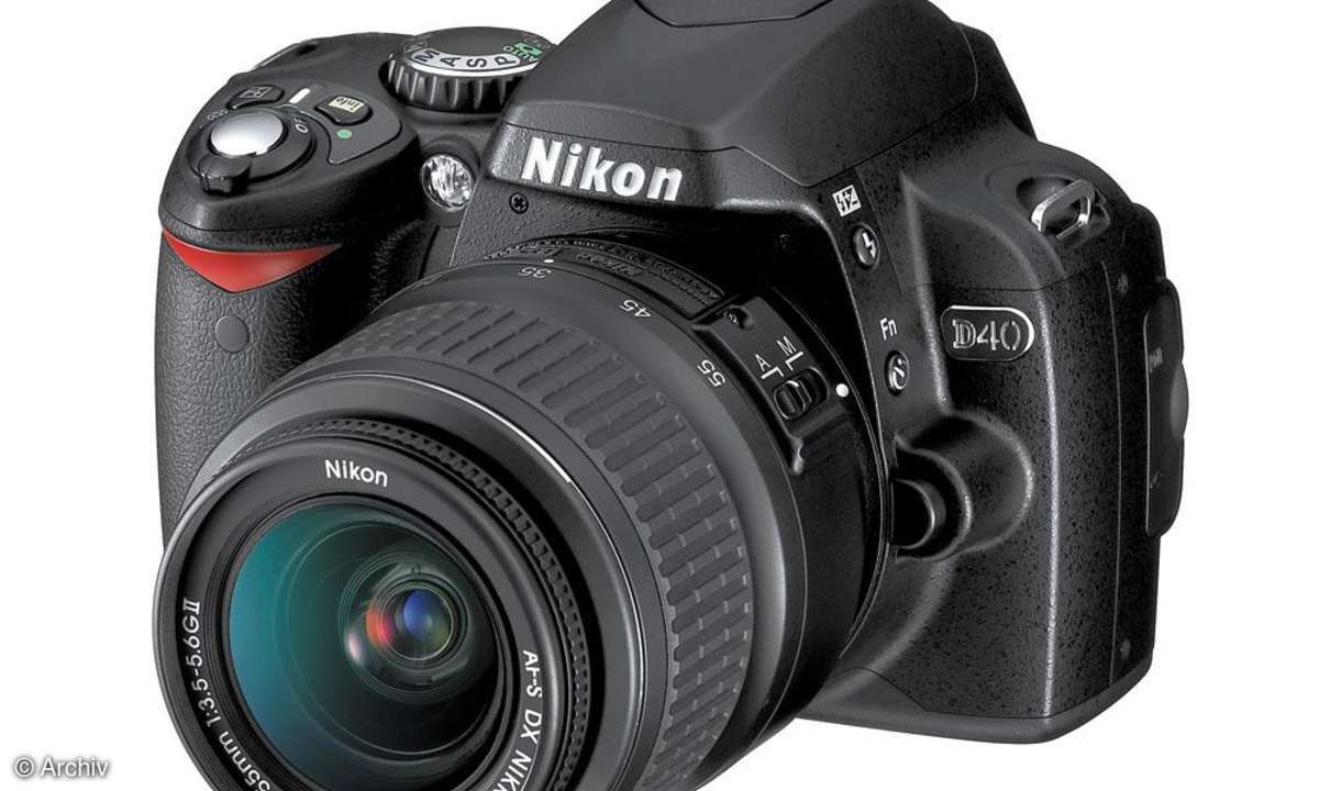 Nikon D40 Vorderseite