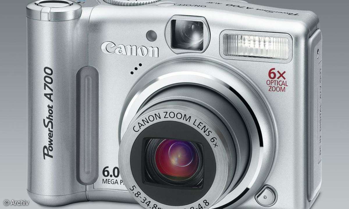 Canon PowerShot A700 Vorderseite