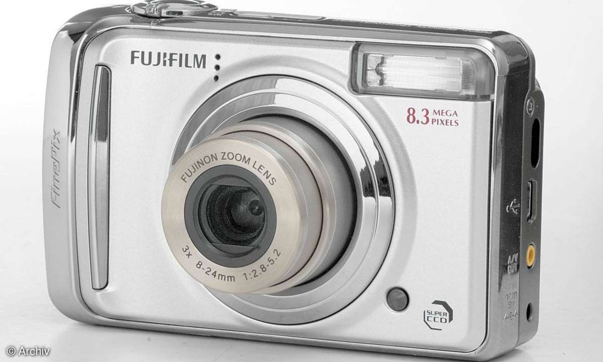 Fuji Finepix A800 Seitenansicht