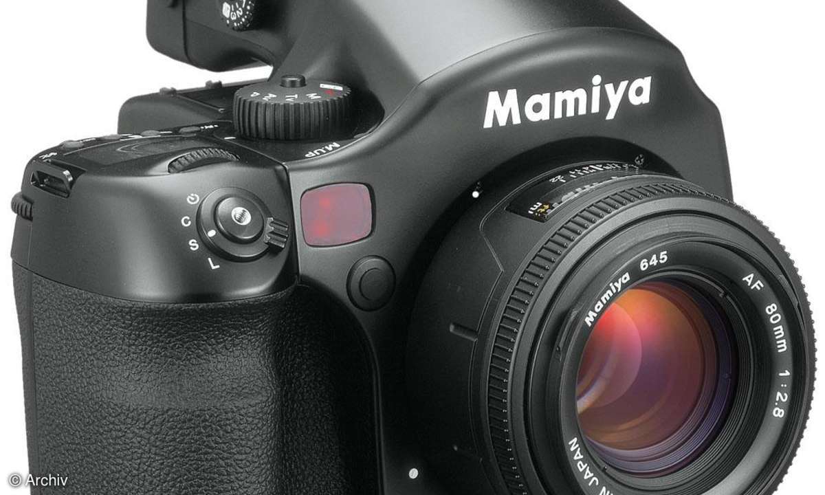 Mamiya 645 AF DII ZD Back Seitenansicht
