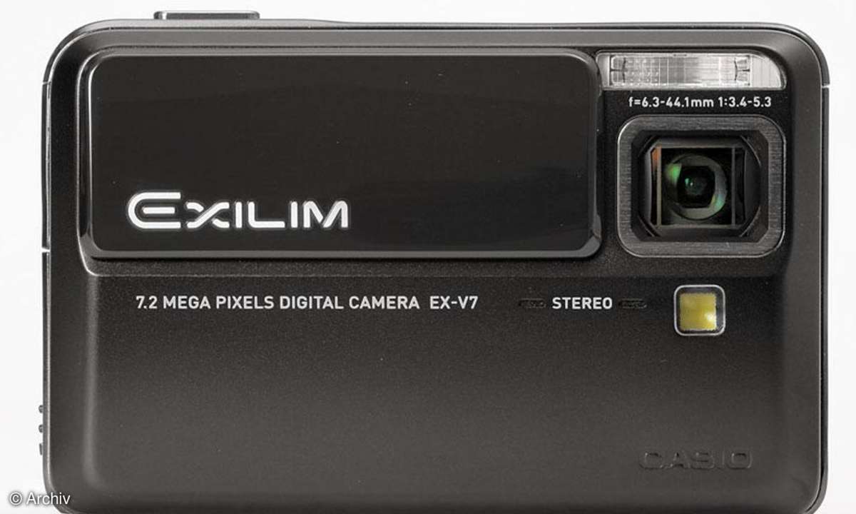 Casio Exilim EX-V7 frontal