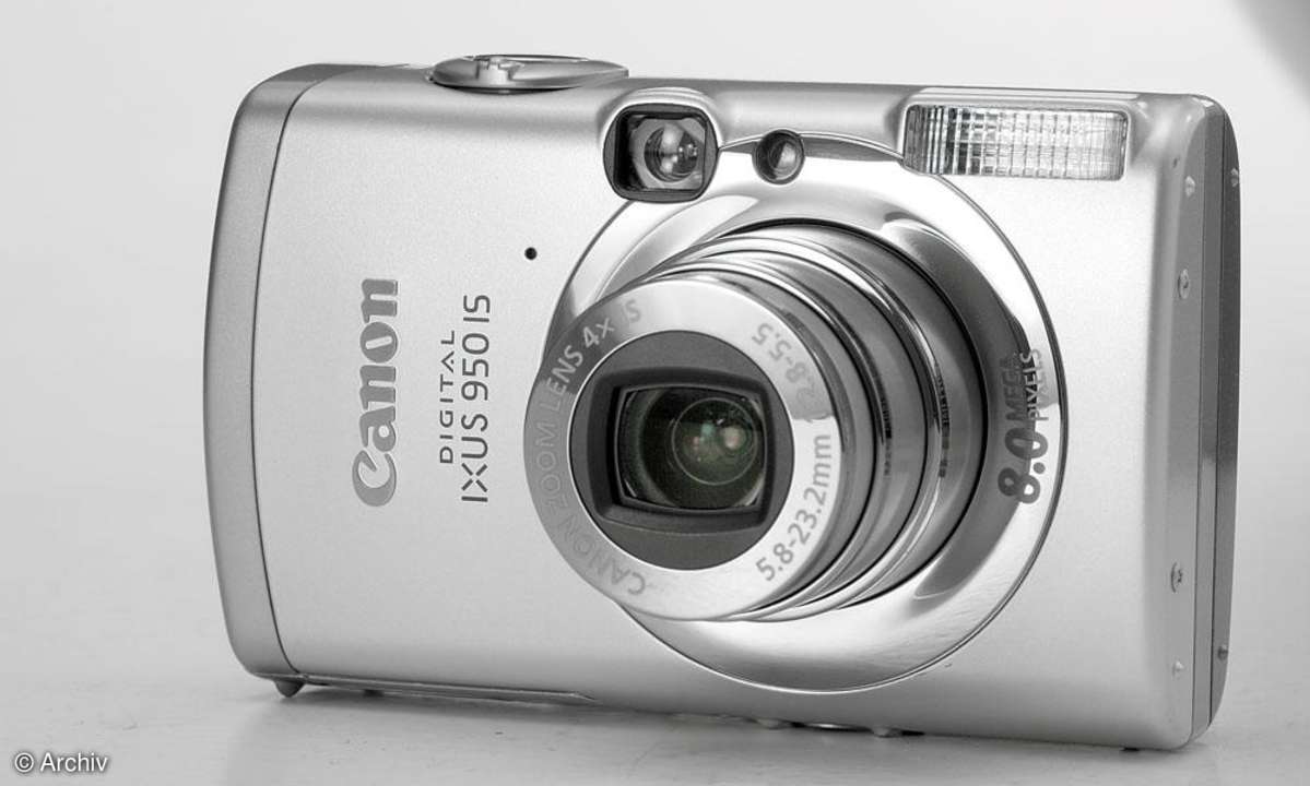 Canon Digital Ixus 950 IS Seitenansicht
