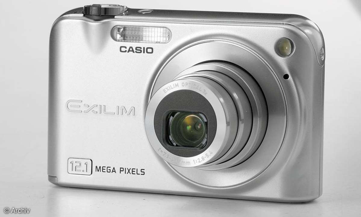 Casio Exilim EX-Z1200 Seitenansicht
