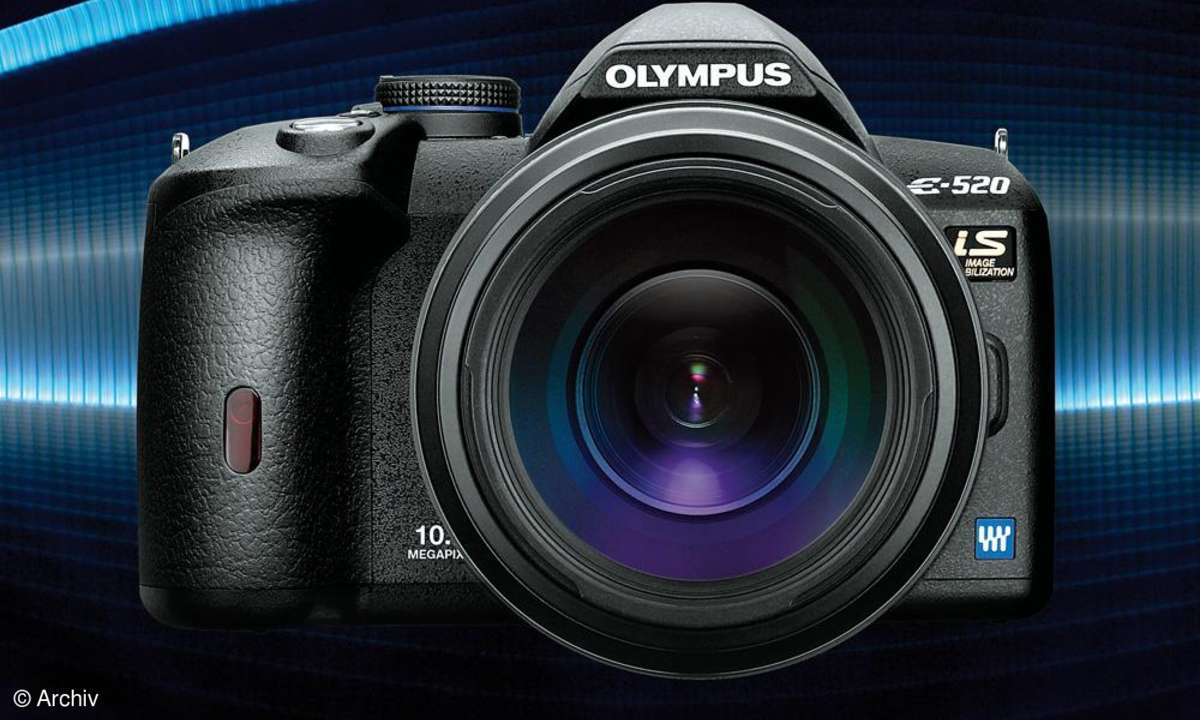 Olympus E-520 Vorderseite