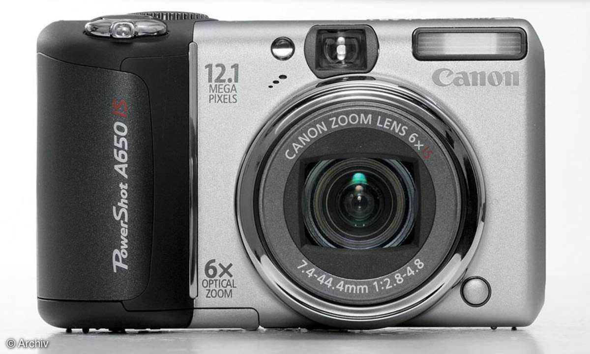 Canon Powershot A650 IS Vorderseite