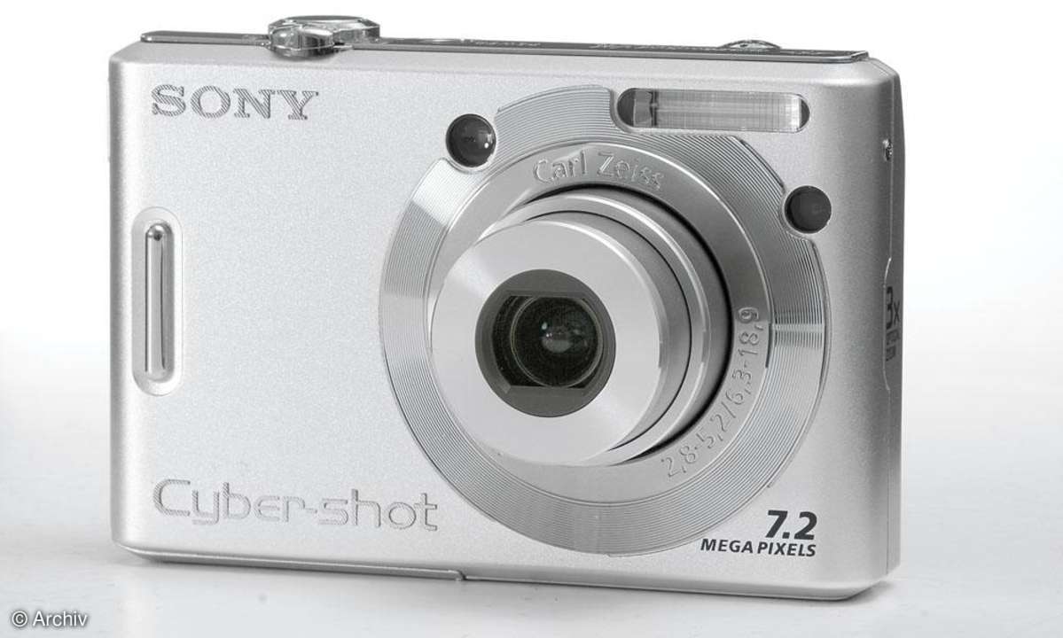 Sony Cybershot DSC-W35 Seitenansicht