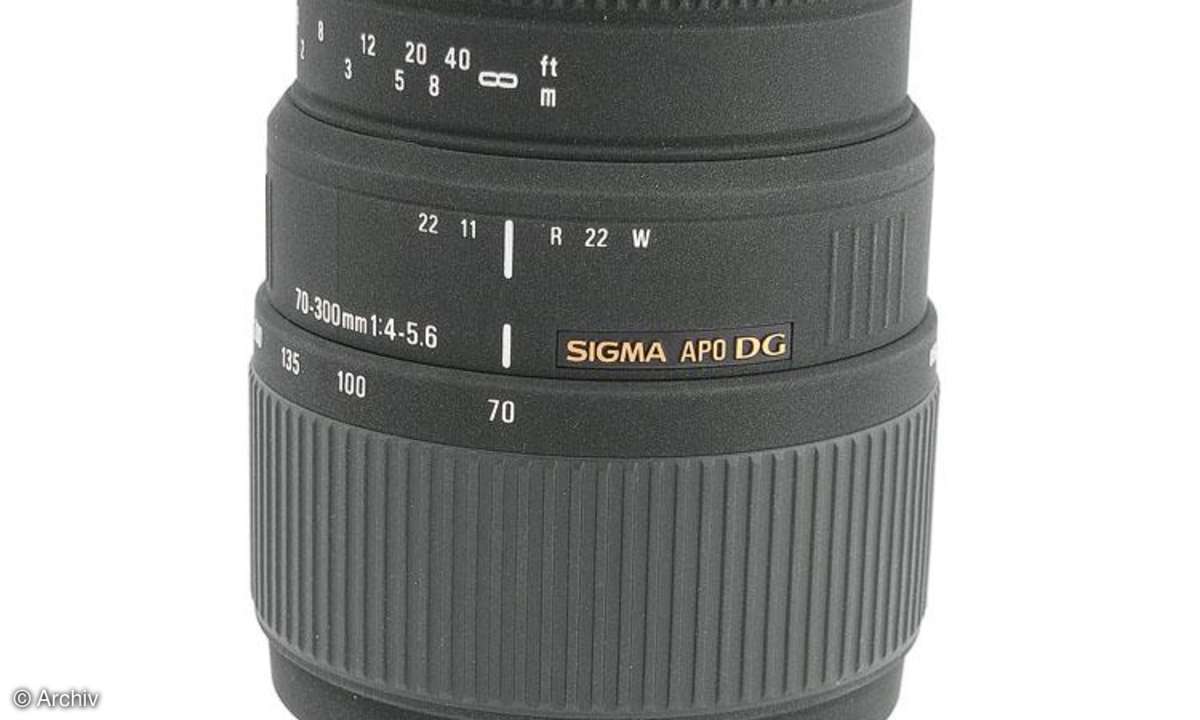 Sigma 4-5,6/70-300 mm DG APO Macro an Nikon D300