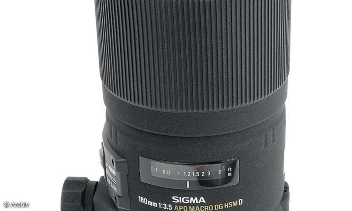 Sigma EX 3,5/180 mm DG APO HSM IF Macro an Nikon D300