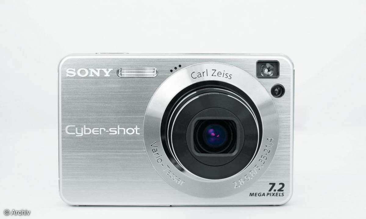 Sony Cybershot DSC-W120  Vorderseite