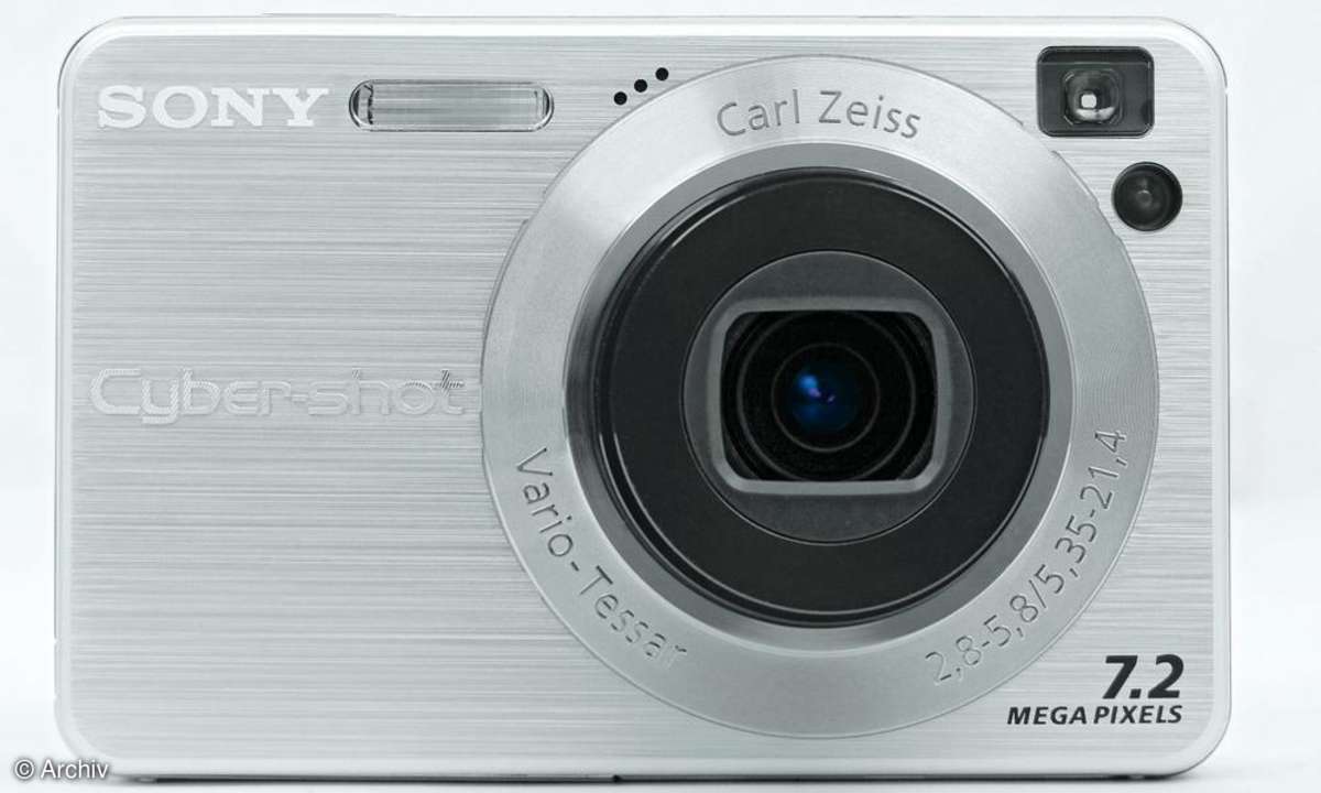 Sony Cybershot DSC-W110S Vorderseite