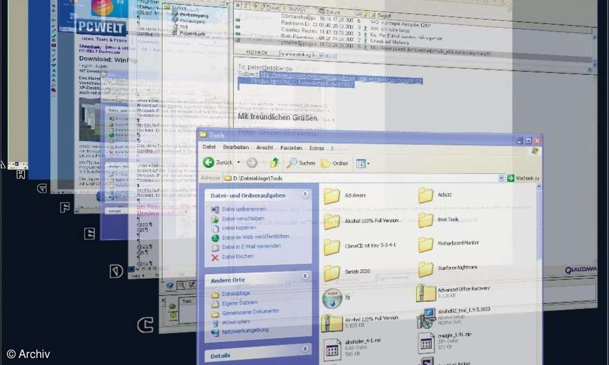 WinFlip: 3D-Effekt für XP