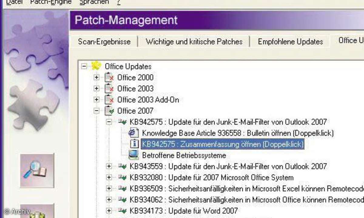 Patch-Magic: Updates einspielen