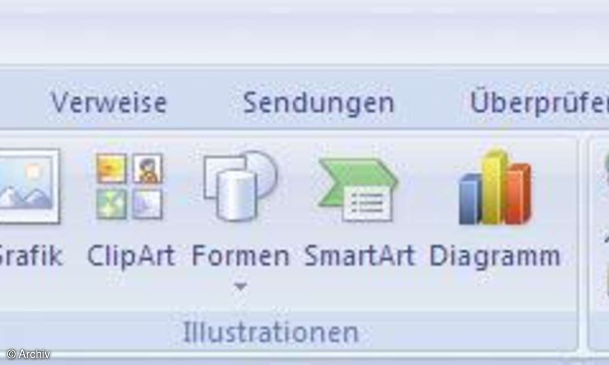 Office 2007: Multifunktionsleiste