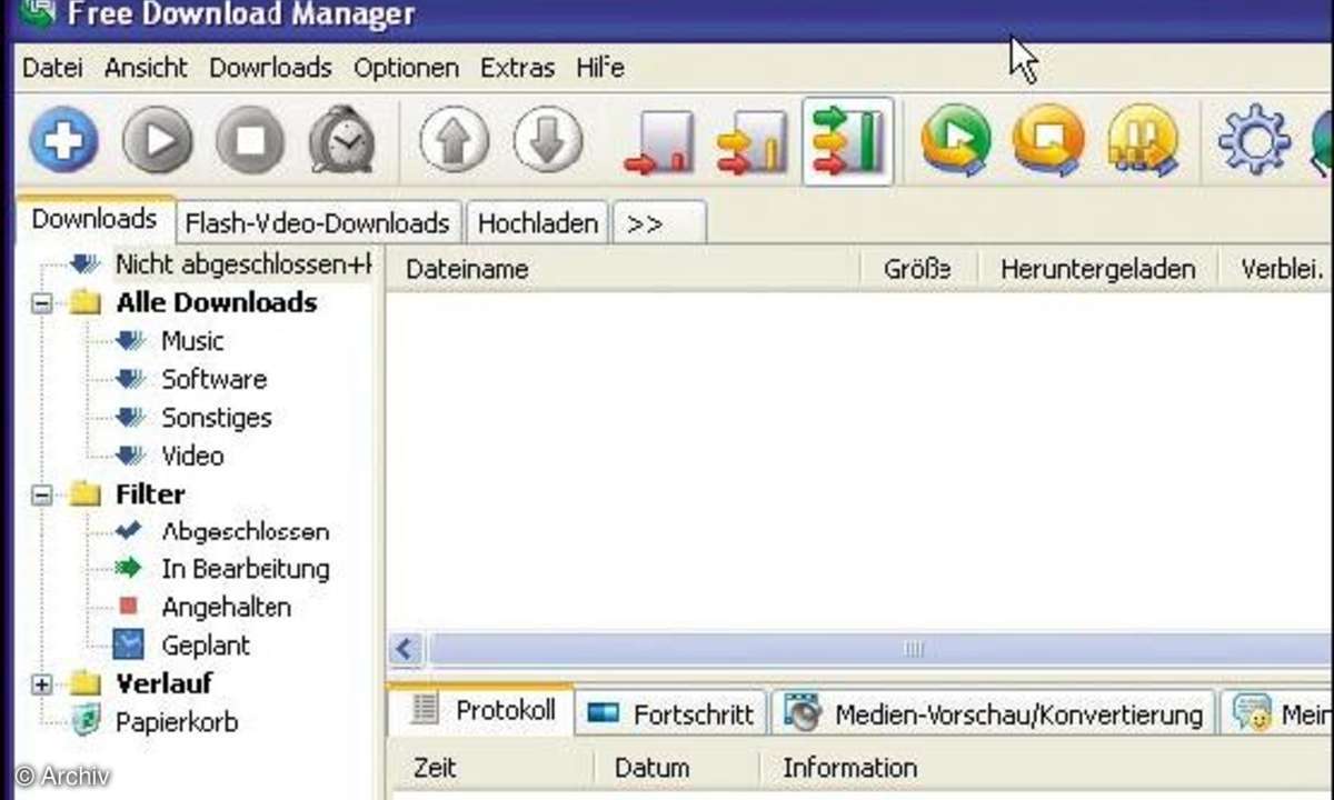 Free Download Manager: Dateien-Sauger