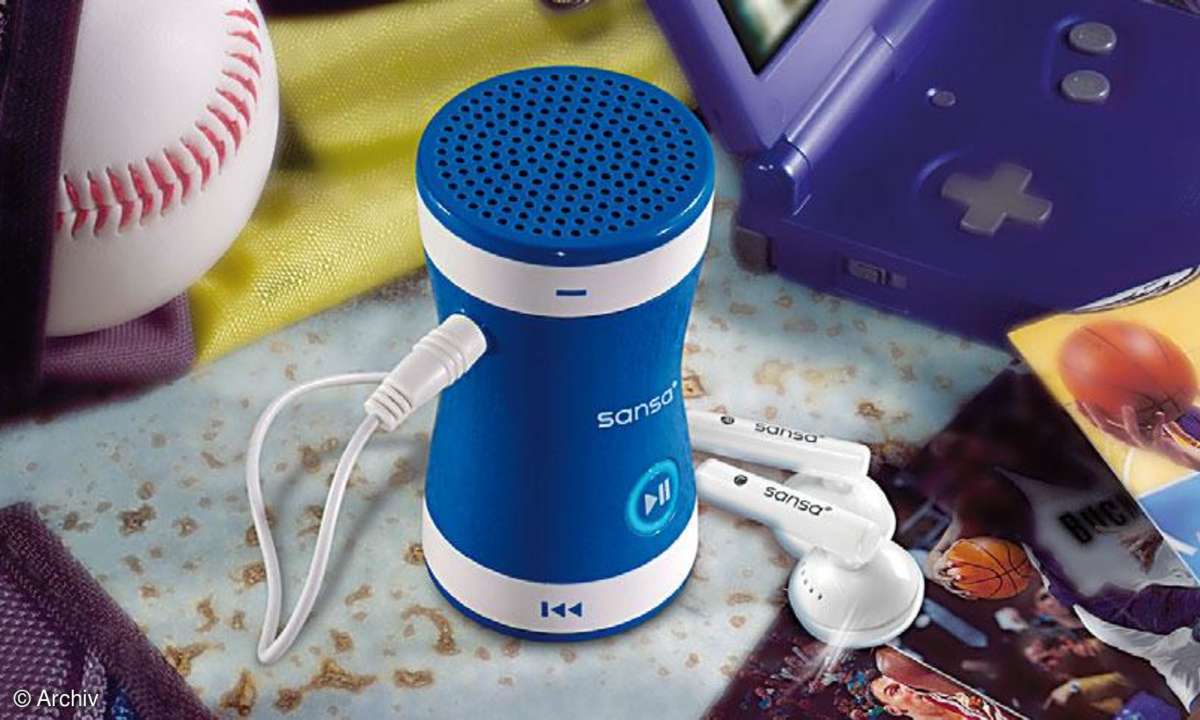 Sandisk Sansa Shaker - blau
