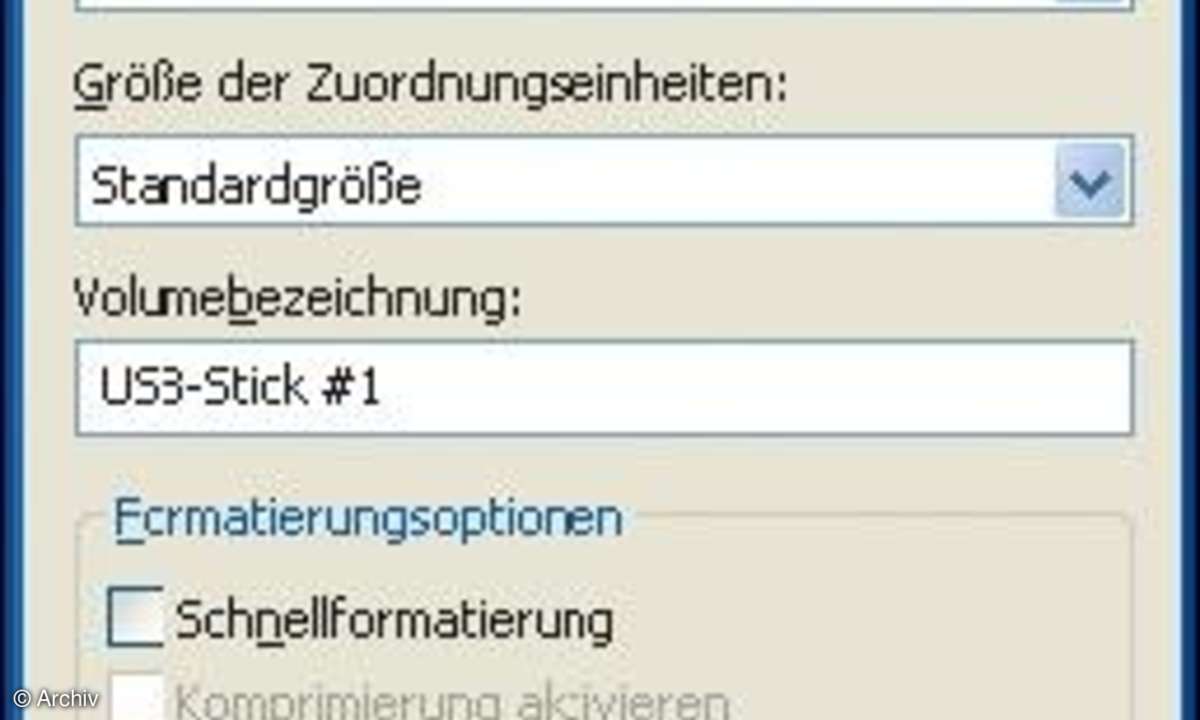Windows XP: USB-Stick besser nutzen