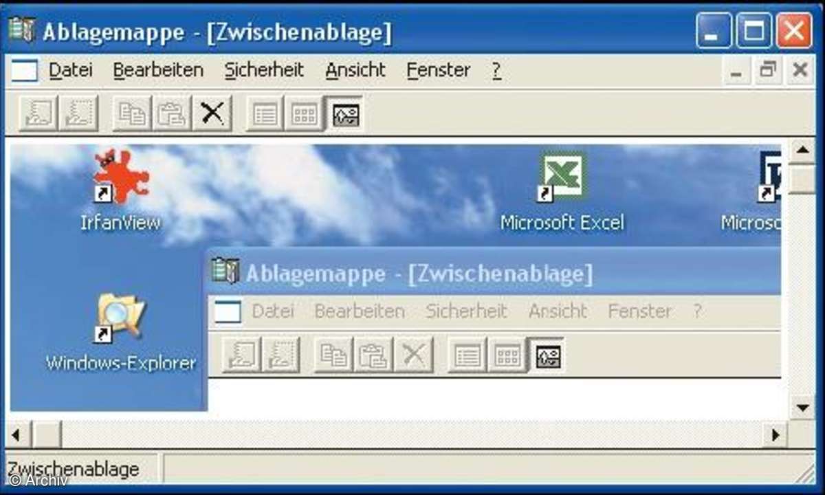 Windows XP: Zwischenablage optimieren