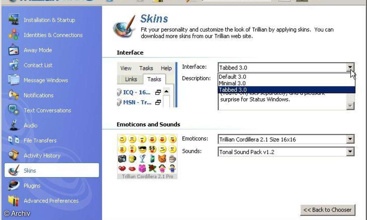Trillian Basic - Skins