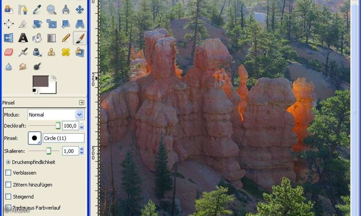 Gimp Bildbearbeitung