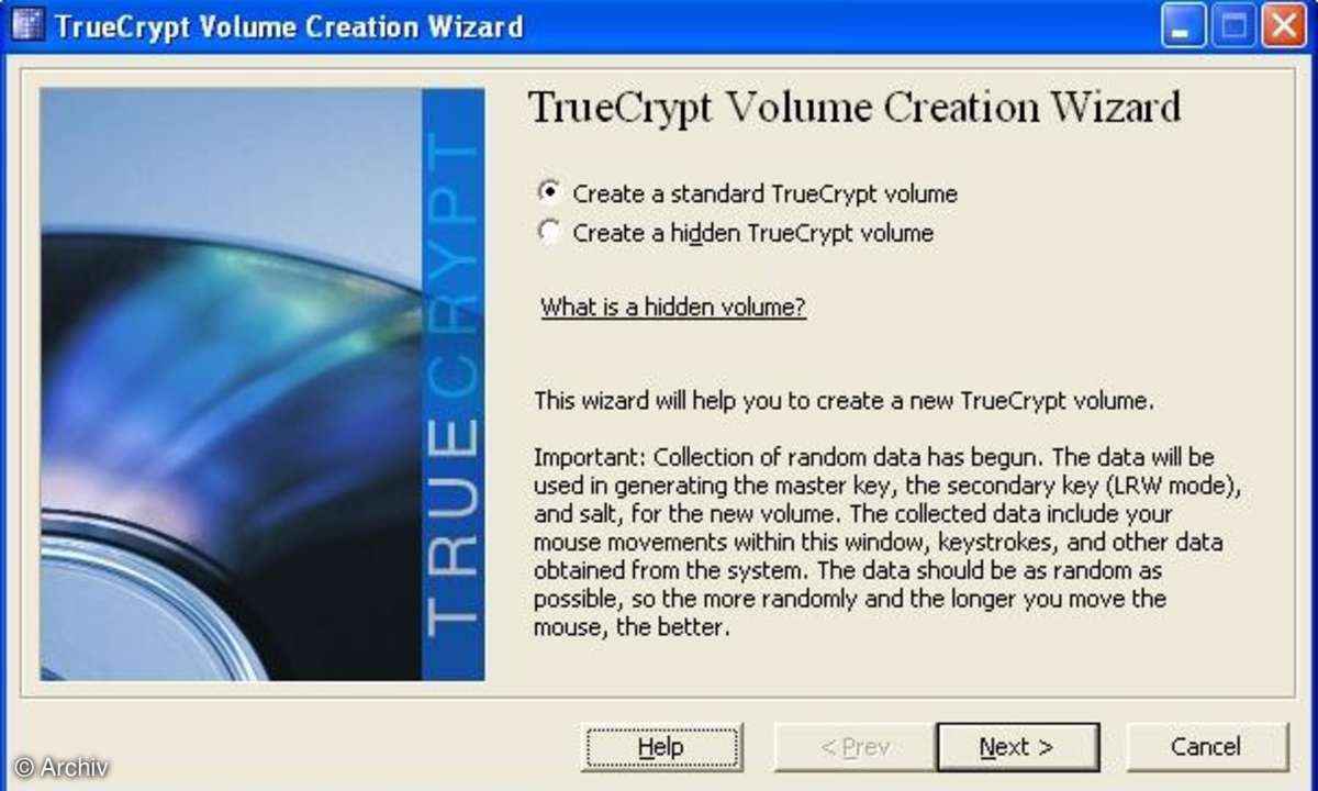 TrueCrypt Verschlüsselung