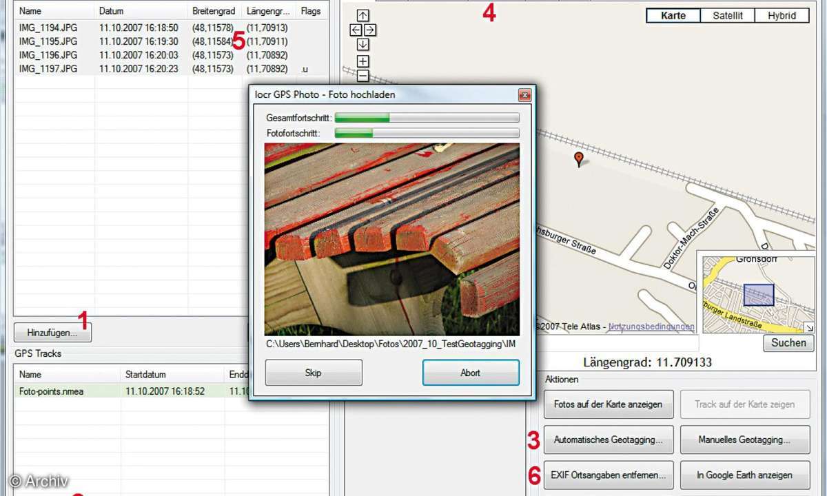 Locr: GPS-Position für Fotos