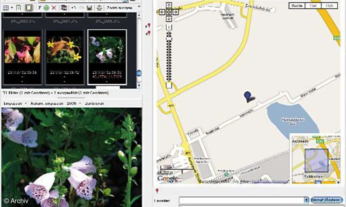 Gratis-Tool von www.geosetter.de