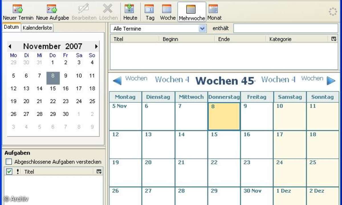 Mozilla Sunbird Portable 0.7