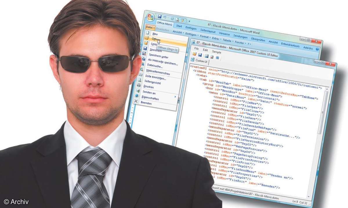Office 2007: Oberfläche erweitern