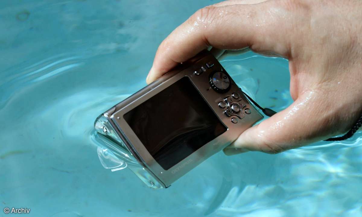 Olympus µ 1030SW taucht ein