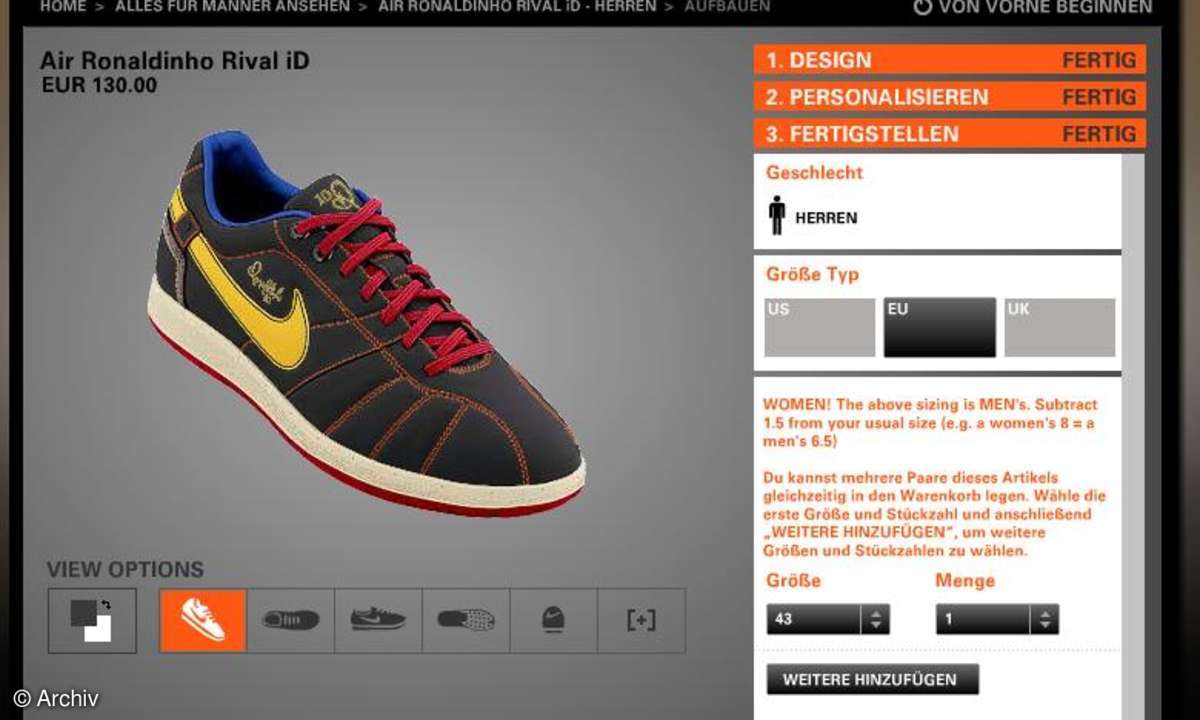 Coole Websites: Nike